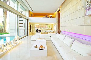 Decoração de interiores em mármore Crema Marfil Decoração de interiores em mármore Crema Marfil
