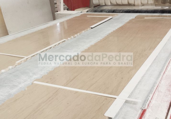 Chapas de pedra Moca Creme