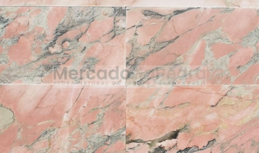 Ladrilhos de mármore Rosa Portugal